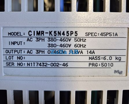 Yaskawa CIMR-K5N45P5 11KW Frekvens Beg.