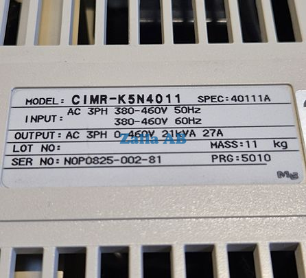 Yaskawa CIMR-K5N4011 21KW Frekvens Beg.
