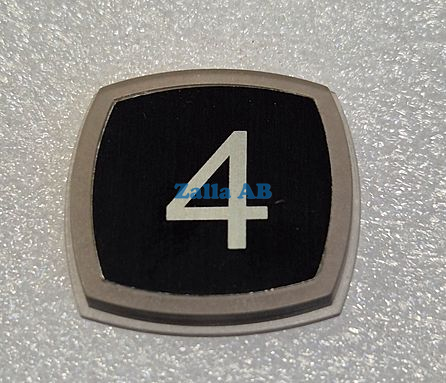 PRESSEL,BLACK ALUMINIUM SYMBOL 4