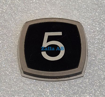 PRESSEL,BLACK ALUMINIUM SYMBOL 5