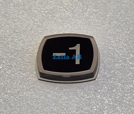 PRESSEL,BLACK ALUMINIUM SYMBOL -1