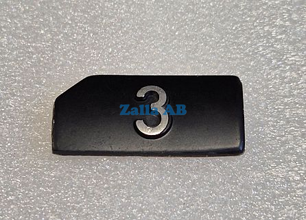 PRESSEL,RELIEF BLACK SYMBOL 3